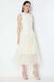 Maxi Tulle Dress with Embroidery Detail - 2