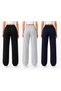 3 Pieces of Black, Gray and Navy Blue Sweatpants with a Baggy, Comfortable Fit - 2
