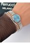 Steel Strap Minimal Case 2 Year Warranty 3 Atm Waterproof Women's Wristwatch + Bracelet Gift - 2