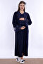 Pregnant and Postpartum Set with Breastfeeding Features Effortt - Navy Blue - 2