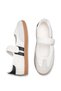 White Black Women's Sports Ballerinas Knitted Effect Velcro Mery Jane Sneaker Retro