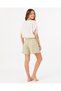 Girl's Shoulder Tie Detail Floral Printed Linen Shorts and Top Set - 7