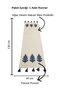 Colorful Tree Embroidered Tasseled Cotton Decorative Bohemian Cotton Runner 40X130 cm - 2