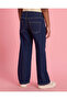Girls Blue Straight Fit With Studs Jeans - 3
