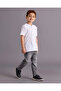 بنطلون جينز رمادي للأولاد بخمسة جيوب - 5