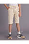 Senior Boys Beige Active Shorts