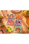 Set of 6 Fruit Patterned Coasters |   Uv Printed Mdf Coffee and Tea Coaster |   Colorful Kitchen Decor - 4