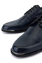 Men's Genuine Leather Navy Blue Classic Shoes - 4