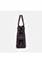 Women's Bitter Brown Mini Handbag with Charm Accessories - 6