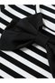 Girl's Striped Bow Detail Long Sleeve T-shirt - 4