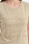Women's Two-Piece Design Tshirt with Detachable Shawl Detail - 5