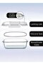6 Pack Glass Meal Prep Containers With Leakproof Locking Lids Glass Food Storage Containers - 4