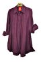 Plus Size Strawberry Jacquard Tunic Shirt - 3