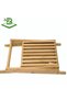 Foldable Bamboo Floor Type Stackable Shoe Rack Clothing/Bag Storage Shelf for Living Room-Modern Sho - 5
