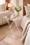 Clear Acrylic Side Table – Modern Foldable Bedside Table, Minimalist End Table for Living Room, Bedroom, and Office – 45L x 35W x 53H cm, QT072 - 3