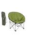 Oversized Moon Camping Chair Portable Folding Saucer Chair with Carry Bag for Outdoor Camping Fishing Beach Garden