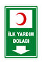 First Aid Cabinet Warning Sign 25X35 cm Warning Sign Dekota Pvc Uv Printing Easy Assembly - 2