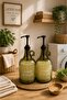 Aura 2 Li Glass Softener and Detergent Dispenser |   Decorative Glass Bottle |   Laundry Room Organizer (2Lt + 2 Lt) - 2