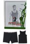 Men's Premium Quality Standard Fit Redzone Boxed Bamboo Athlete Boxer Set Black