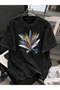 Acid Washed Oversize Unisex T-Shirt Washed Vintage Street Style Street Fashion Cotton Comfortable Fit Daily Wear T-Shirt
