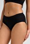 Egyptian Modal by Tencel Hera Brief Hidden Elastic 3-Piece Slip Panties Black - 2