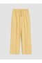 Alita City Women's Linen Blend Trousers with Elastic Waist and Contrast Trim - 5