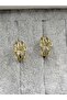 Xuping Butterfly Design Gold Zircon Stone Hoop Earrings - 2