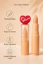 Colorful Lip Balm Nude Lipstick 01 Nude Peach, Peach Nude Tone Lip Balm, Heart Cover Daily Nude Lipstick - 8
