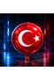 Vip Quality 21 Pieces Turkish Flag Balloon 46 cm Red Turkish Flag Foil Balloon Shiny Metallic Balloon - 4