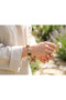 Natural Stone Cuff Bracelet, Brown Cat's Eye and Quartz, Adjustable