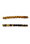 Leopard Patterned 2-Piece Automatic Buckle Set - 11 cm - 2