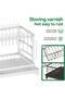 ® 2 Tier Dish Rack Dish Drying Rack, Stainless Steel Dish Drying Rack with Holder Cutting Board Drainboard Tray - 3