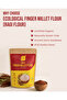 Ecological Organic Finger Millet Flour (Ragi Flour), Gluten-Free, Vegan, 500g - 3