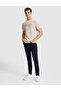 Dark Beige Regular Fit Crew Neck T-Shirt 50321063-Vr088 - 4