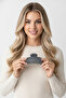 Stylish and Durable Dark Gray Large Size Hair Claw Clip - 4