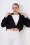 Tulle Modal Shirt with Neckline Detail and Athlete Style - 6