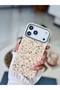 Cream Leather Flower Printed Design Protective Flexible Silicone Case Compatible with iPhone 17 Pro Max/18 Pro Max. - 4