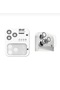 iPhone 17 Pro Compatible Metal Framed Camera Glass / Lens Protective Glass with Ar and Af Features