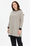Two Thread Striped Basic Women's Tunic - 3