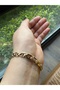 Lock 8 Detailed Steel Bracelet - 2