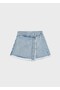 Girl's Soft Denim Shorts Skirt - 3