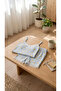 Women's Rope Strap Shorts and Lemon Patterned Lace Pajama Set - 3