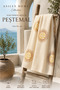 Muslin Peshtemal 90X170 cm 100% Cotton Sun Patterned Beach Towel and Pool Towel, Quick Drying Premium Peshtemal - 3