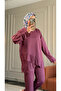 6527 - Stylish Comfortable Vortex Fabric Casual Women's Set with Cross Design Detail - 2