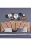 URANUS HEADBOARD VELVET GOLD L-180 : H-125 CM