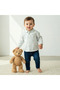 Boys Collared Neck Shirt with Pocket - Cotton - Long Sleeves
