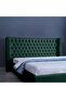 NEPTUNE HEADBOARD CHANEL OLIVE GREEN L-180 : H-125 CM