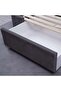 OLYMPIA BASE VELVET GREY 160X200 CM - 3