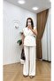 Double Breasted Linen Set