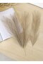 5 Pcs BrownTall Fluffy Boho Artificial Flowers for Home Decor - 2